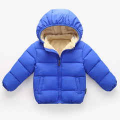 Baby Kids Boys Jackets Winter Thick Coats Warm Cashmere Outerwear