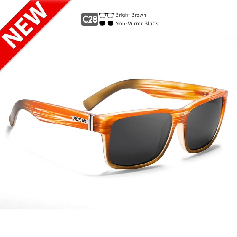Sunglasses Men Flat Top Designer Polaroid Glasses Accessories Included