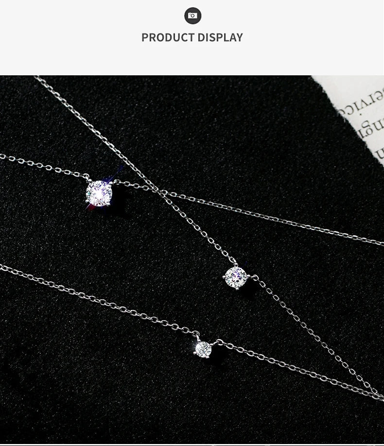 La Monada 38+4.8cm Silver Necklace For Women Fine Silver 925 Jewelry Fashion Neck Minimalist Pendants 925 Silver Chains Woman