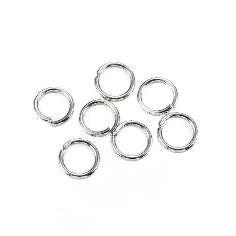 304 Stainless Steel Jump Rings Close Unsoldered Jump Rings for Jewelry Accessories Lovers 4mm 5mm 6mm 7mm 8mm 9mm 10mm