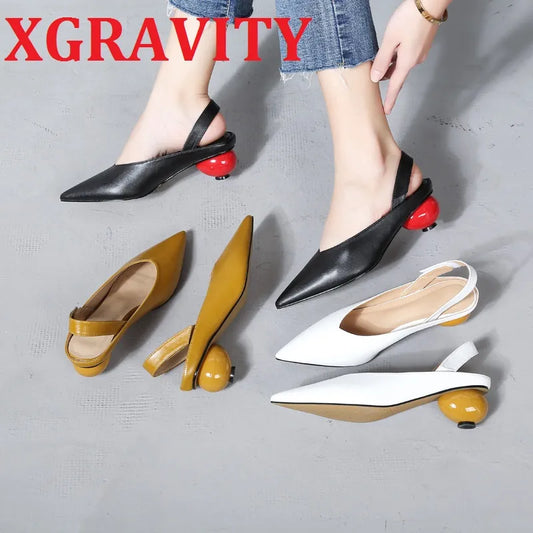 2023 New Luxury Branded Fashion Women Shoes Elegant Pointed Toe Women Summer Shoes Egg Heel Ladies Sandals Brand Footwear Woman