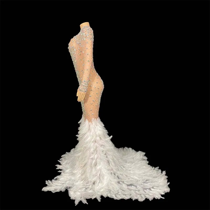 Evening Dresses: Long Dress Evening Birthday Celebrate Luxurious Costume