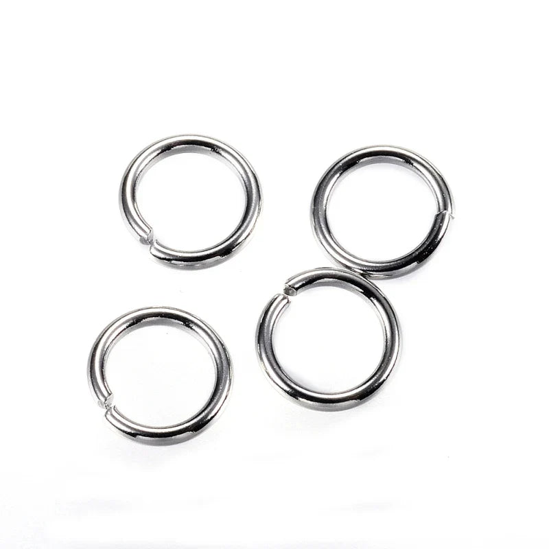 304 Stainless Steel Jump Rings Close Unsoldered Jump Rings for Jewelry Accessories Lovers 4mm 5mm 6mm 7mm 8mm 9mm 10mm