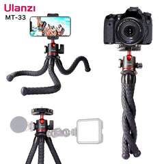 Flexible Octopus Tripod for Phone Camera DSLR 2in1 Design Tripod