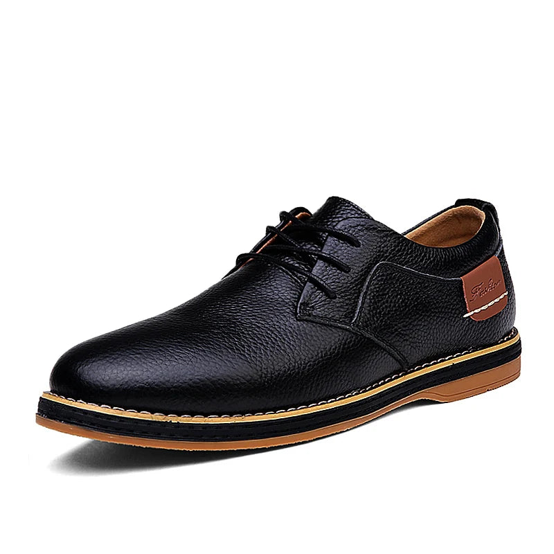 Genuine Leather Men Dress Shoes Fashion Men Formal Shoes High Quality Men Oxfords Shoes Office Men Business Shoes