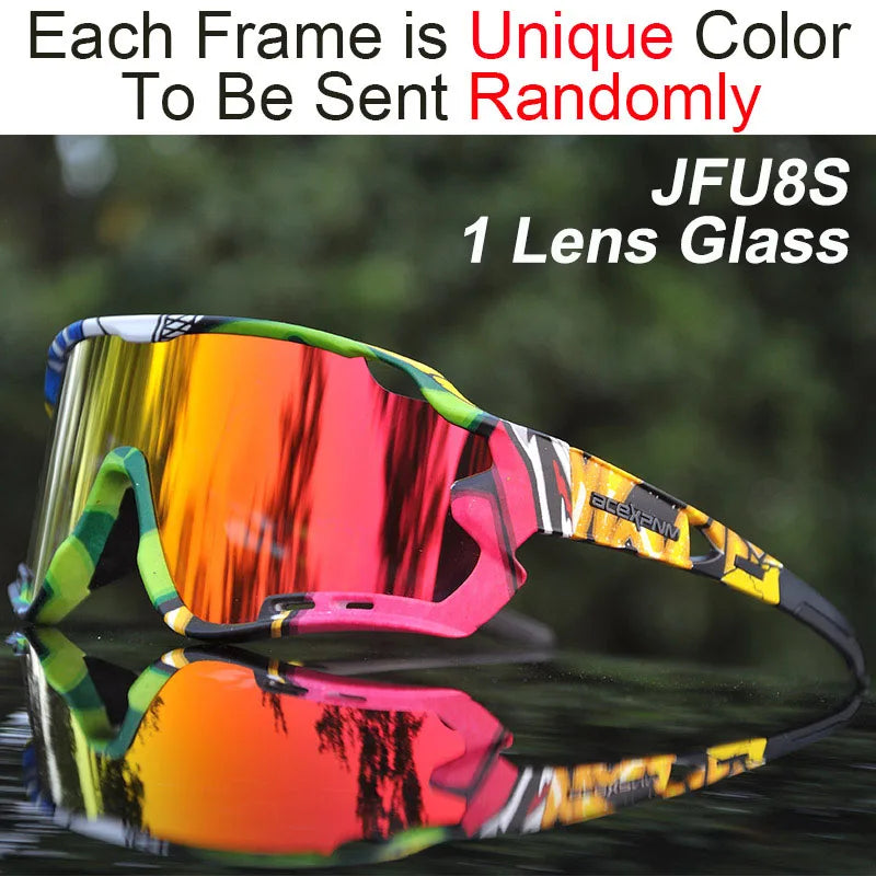 Bike Cycling Glasses Outdoor Sports Cycling Goggles UV400 4 Lens Cycling Eyewear