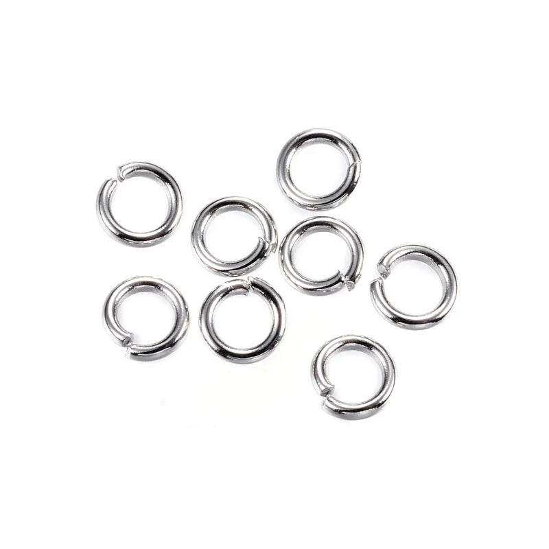 304 Stainless Steel Jump Rings Close Unsoldered Jump Rings for Jewelry Accessories Lovers 4mm 5mm 6mm 7mm 8mm 9mm 10mm