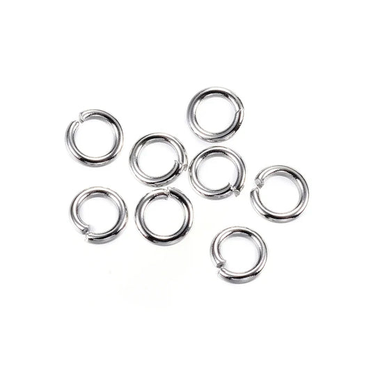 304 Stainless Steel Jump Rings Close Unsoldered Jump Rings for Jewelry Accessories Lovers 4mm 5mm 6mm 7mm 8mm 9mm 10mm