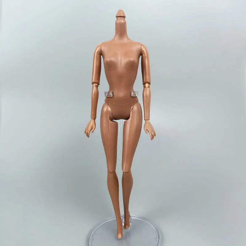 30cm African Doll's Body 5/11/13/20 Joints Body Dark Skin Children's Pretty Girl Toy