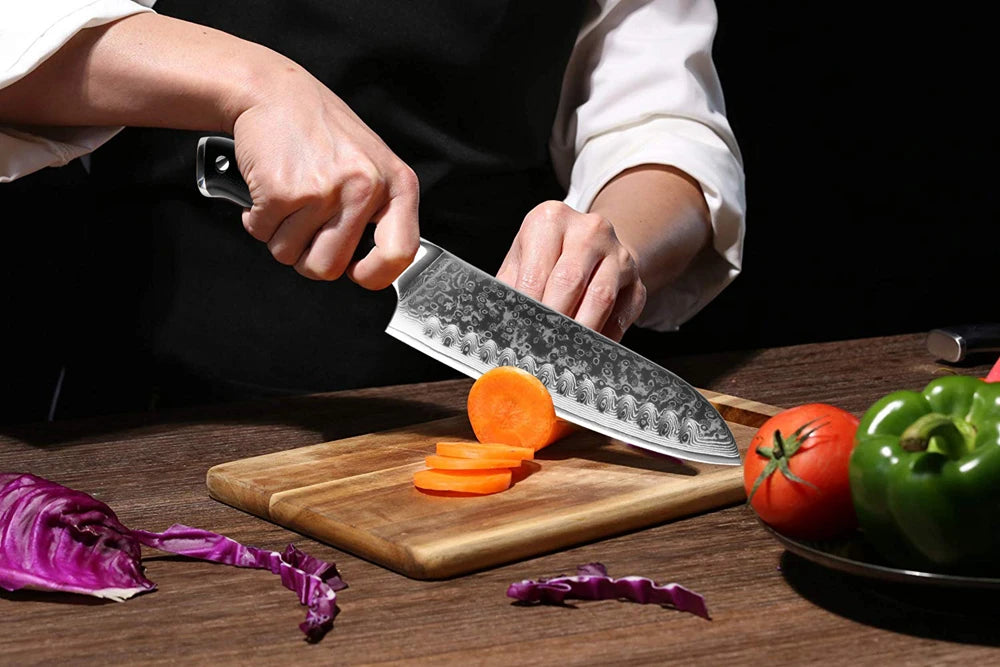 Damascus kitchen Knife 1-9PC 67 layers Japan Damascus steel Chef knife Sharp