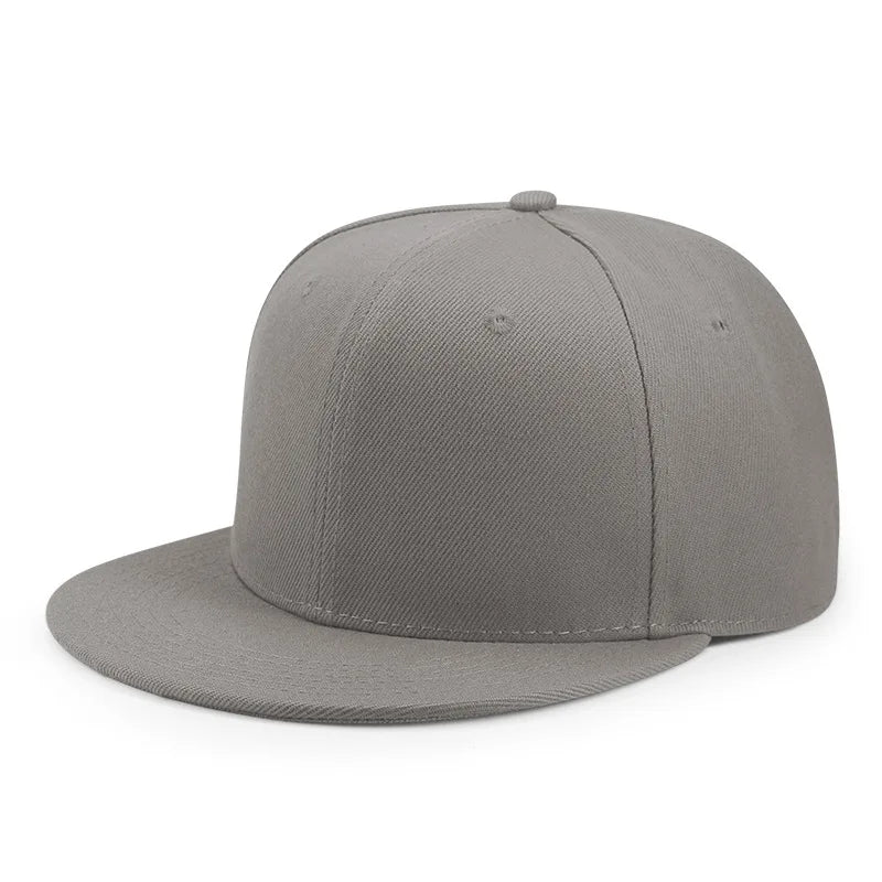 Big Bone Man Plus Size Baseball Caps Adult Flat Peak Hip Hop Fitted Hat Men Women Large Size Snapback Cap size 6 3/4 to size 8
