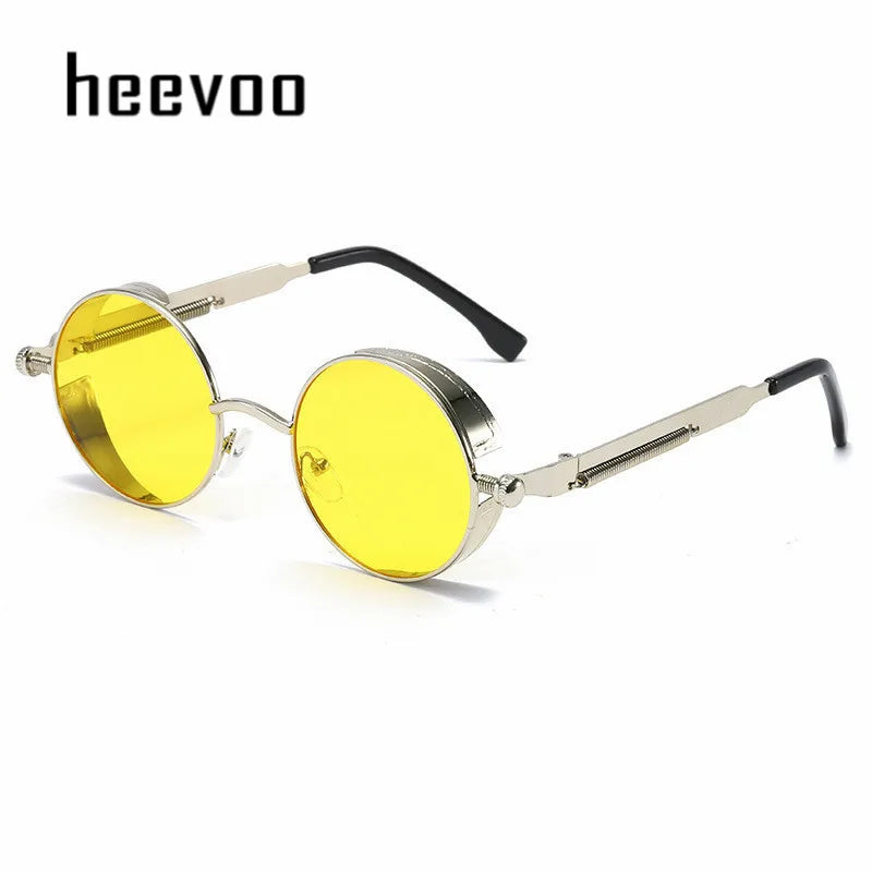 Sunglasses Men Women Fashion Round Glasses Brand Designer Vintage