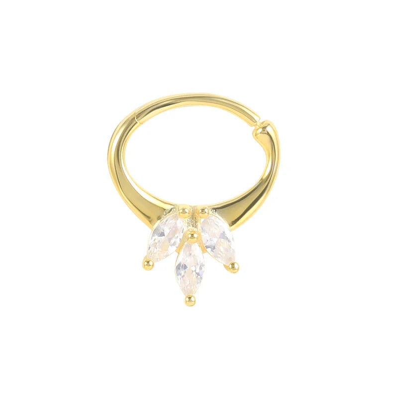 ROXI Multible Crystal Hoop Earrings for Women 2021 925 Sterling Silver Ear Nose Jewelry Earrings Heart Round joyas de plata 925