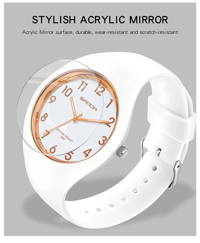2025 Women's Watch Simple Fashion Women Luxury Brand Waterproof Quartz Watches Ultra-thin Design Ladies Wristwatches Reloj mujer