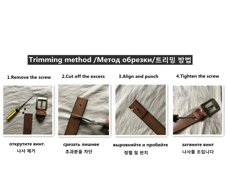 Retro Narrow Cowhide Women's Belt Pure Copper Button Top Cowhide All-match Casual Jeans Belt High Quality Luxury Women Belt