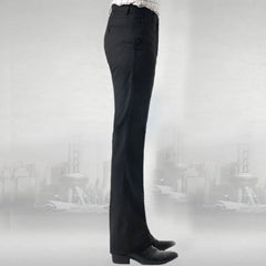 Casual Classic British Style Office Comfortable Kahki Black Slim Formal Suit Pants for mens