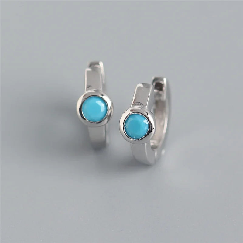 WANTME Real 100% 925 Sterling Silver Punk Hip-Hop Link Chain Gothic Studs Earrings for Fashion Women Jewelry Accessories 2022