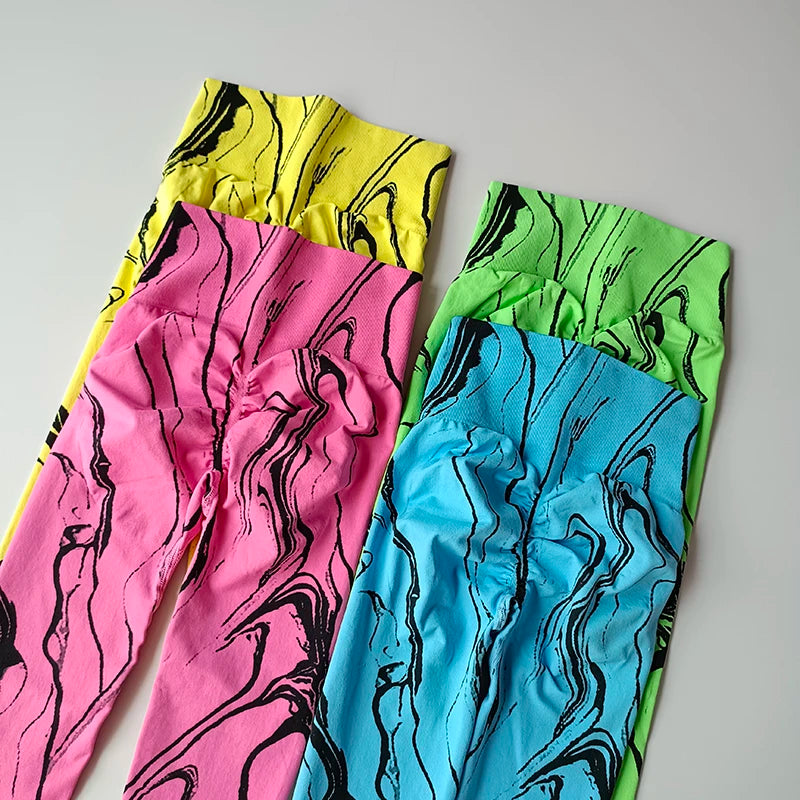 Women High Waist Yoga Pants Leggings Sport  Tights Outfits Gym Fitness Sports Running