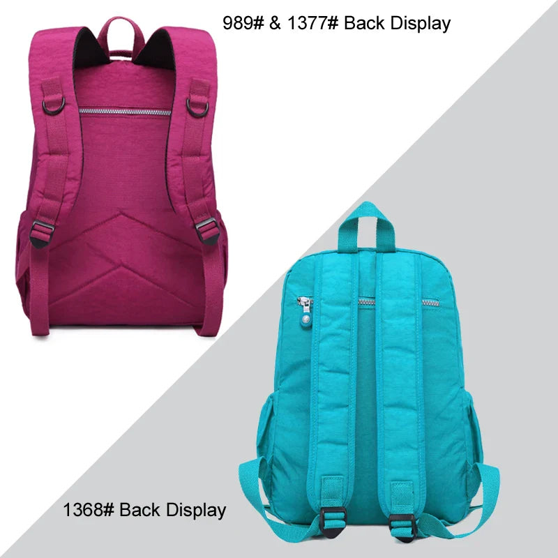 TEGAOTE Aesthetic School Backpacks for Teenagers Girl 2024 Nylon Waterproof Travel BackPack Purse Women Laptop Bagpack Mochila
