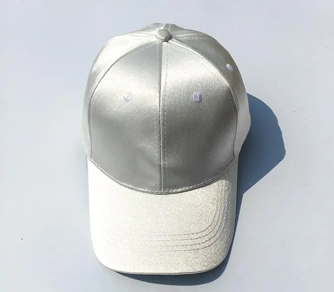 COKK Baseball Cap Women Hat Summer Hats For Women Men Satin Sold Baseball Cap Snapback Casquette Gorras Casual Sport Fashion