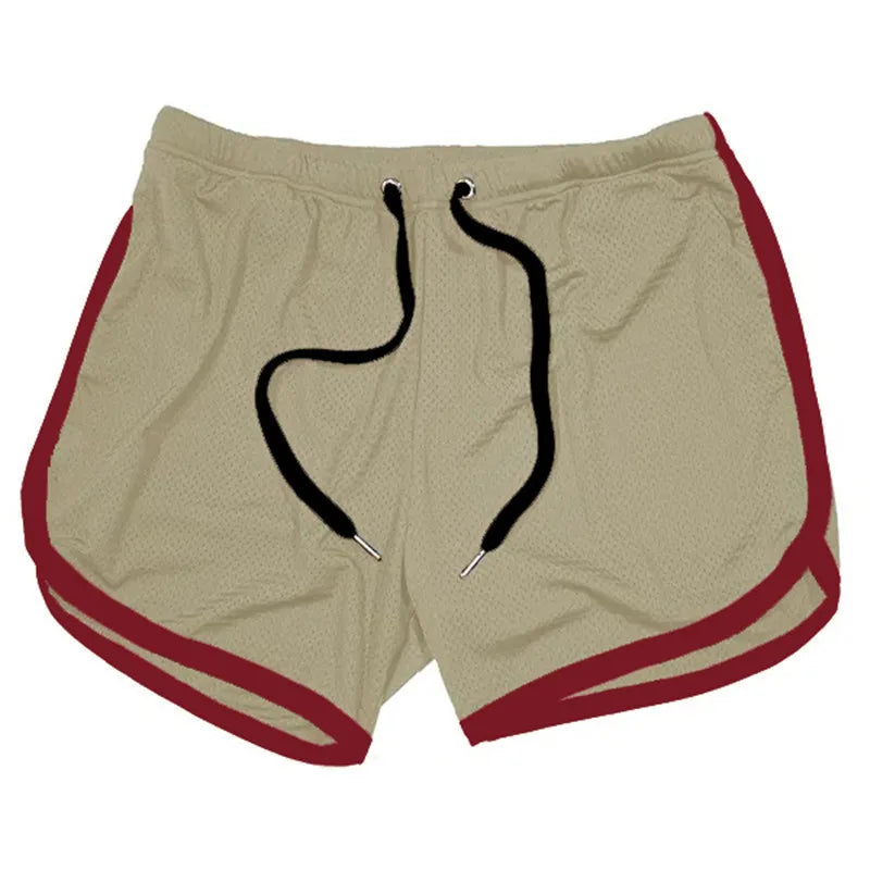 Men's Sports Gym Athletic Shorts Middle Trousers Elastic Band Sports Man