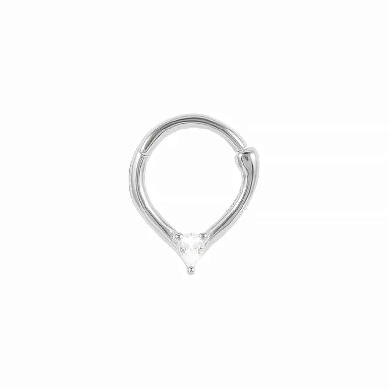 ROXI Multible Crystal Hoop Earrings for Women 2021 925 Sterling Silver Ear Nose Jewelry Earrings Heart Round joyas de plata 925