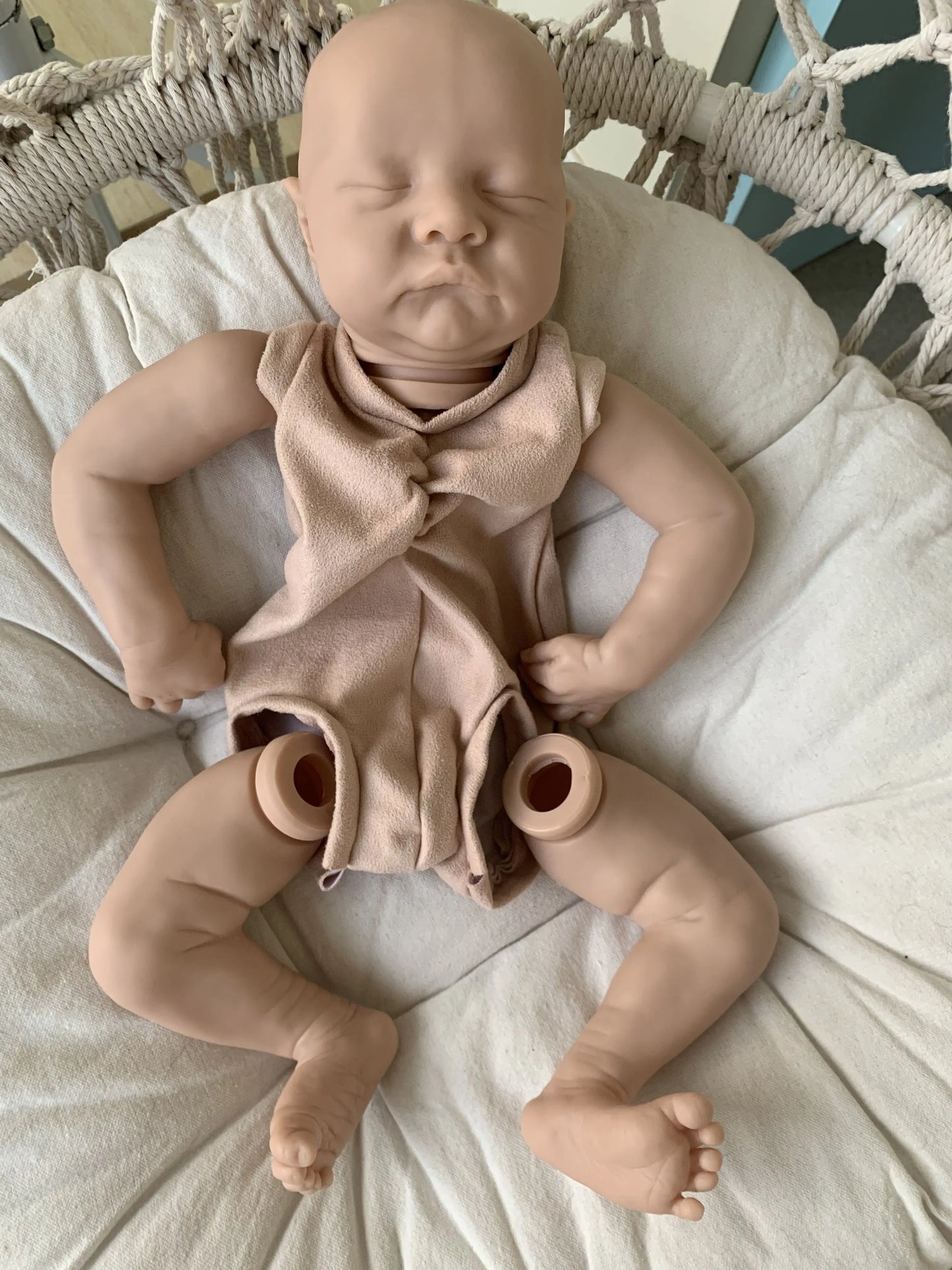 NPK 21inches reborn doll kit Levi By Bonnie lifelike real soft touch unfinished doll parts