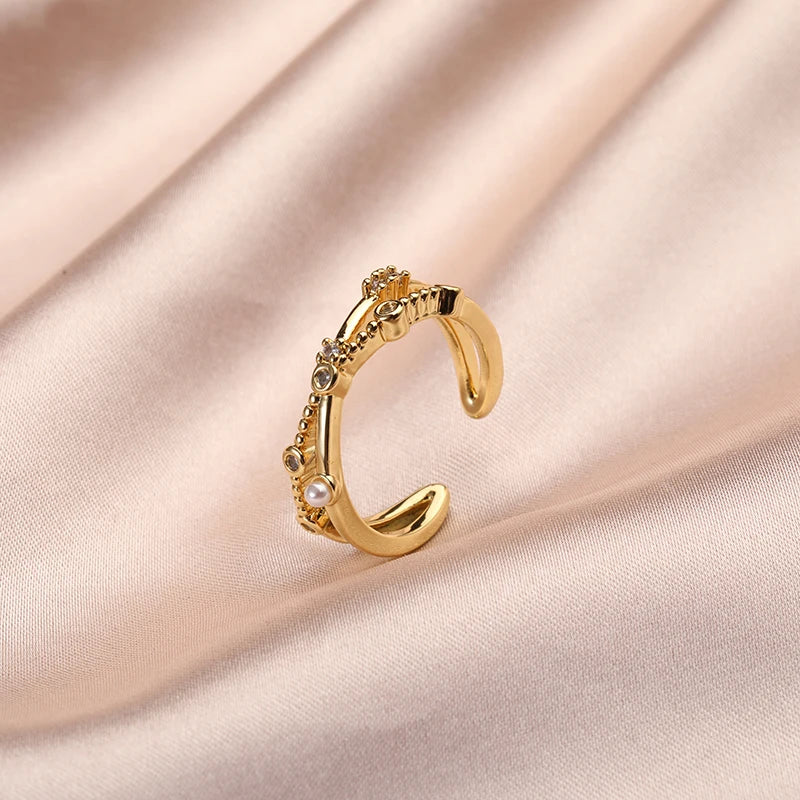 Stainless Steel Wedding Rings For Women Adjustable Engagement Women's Ring