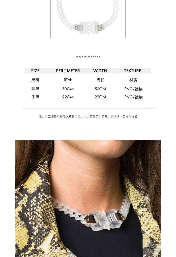 EDY 21SS Hip Hop Punk  PVC Letter Logo Buckle Bracelet For Men Women Girls Jewelry