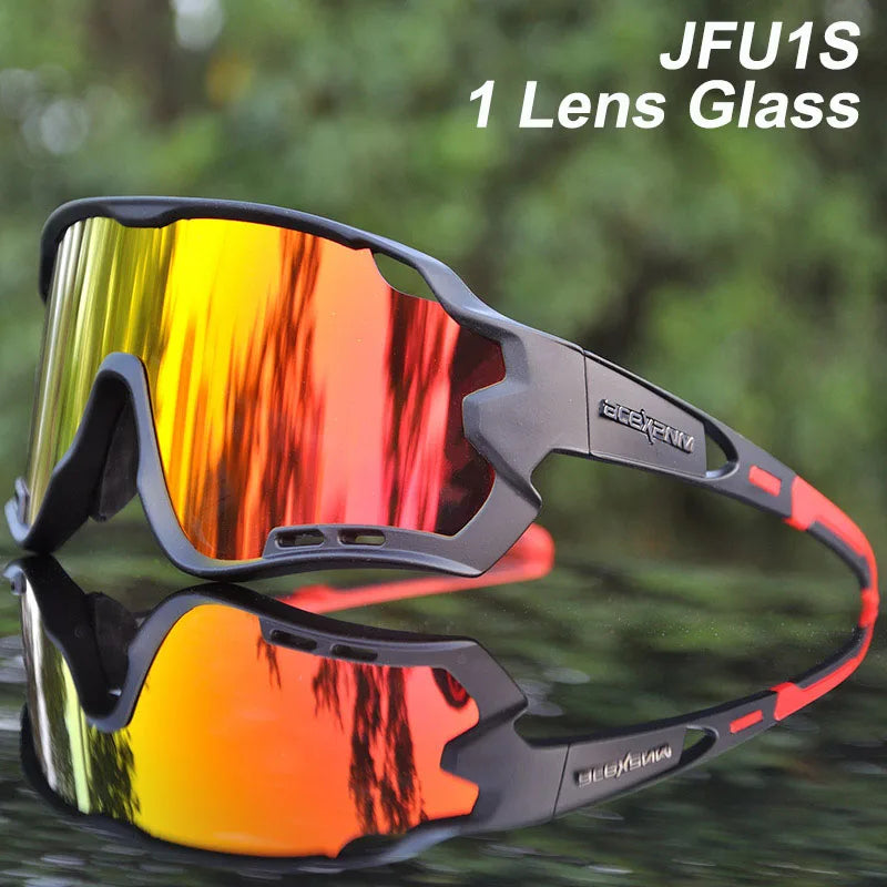 Bike Cycling Glasses Outdoor Sports Cycling Goggles UV400 4 Lens Cycling Eyewear