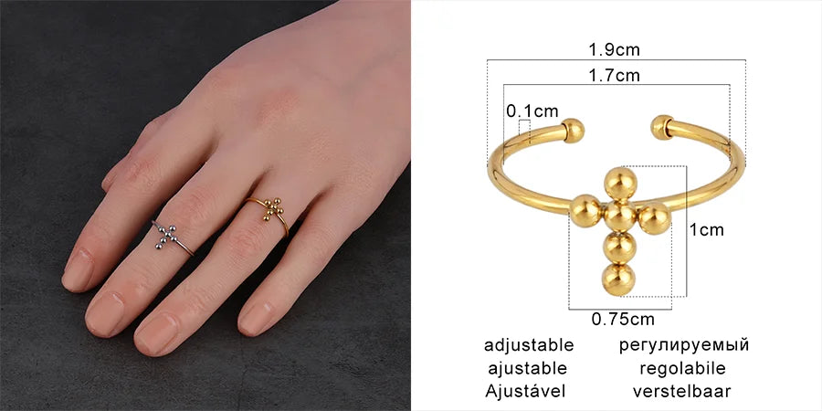 Fashion Euramerican Gold Colour Ring Rings Women Ring Stainless Steel Ring Woman