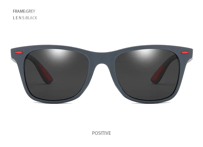 Hot Sale Polarized Sunglasses Men Women Classic Square Plastic Driving Sun Glasses Male Fashion Black Travelling Shades UV400