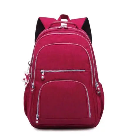TEGAOTE Aesthetic School Backpacks for Teenagers Girl 2024 Nylon Waterproof Travel BackPack Purse Women Laptop Bagpack Mochila