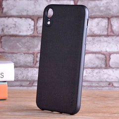 Case for iPhone  X XR XS max coque Luxury textile Leather skin soft TPU hard PC phone cover for iPhone X XR XS case funda capa