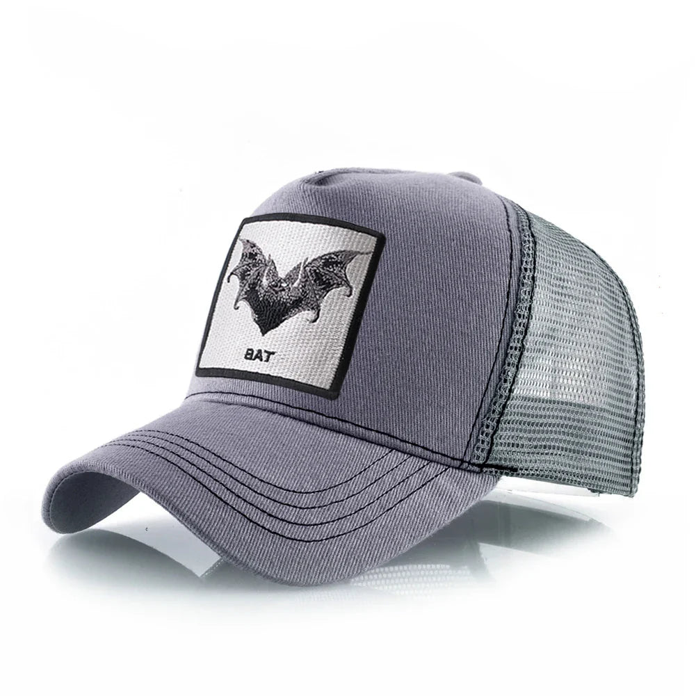 Baseball Cap With Bat Embroidery Four Seasons Snapback Trucker Caps Men Women Fashion Hip Hop Baseball Hat Outdoor Visor Caps
