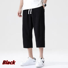 Casual Pants Men's Wild Cotton and Linen Loose Linen Pants Korean Style Trend