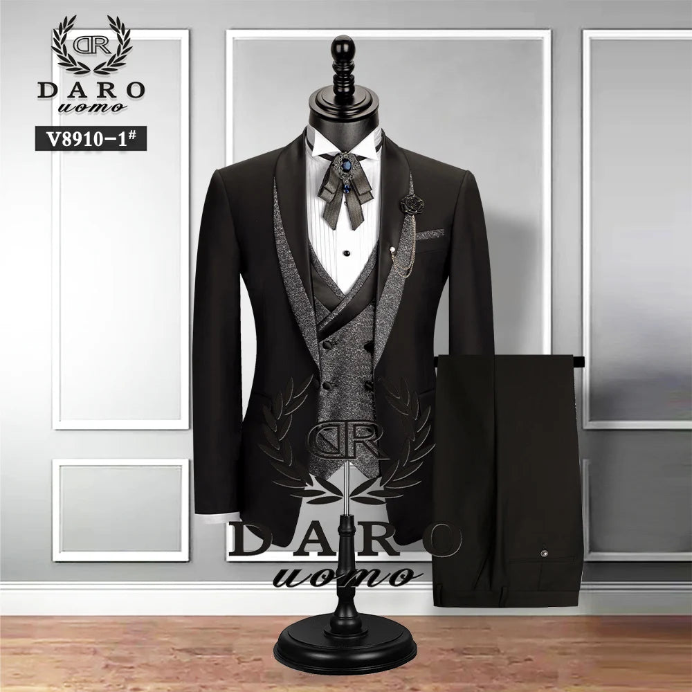 Tuxedo for Mens: Men Suit Bridegroom Wedding Tuxedo Slim Fit