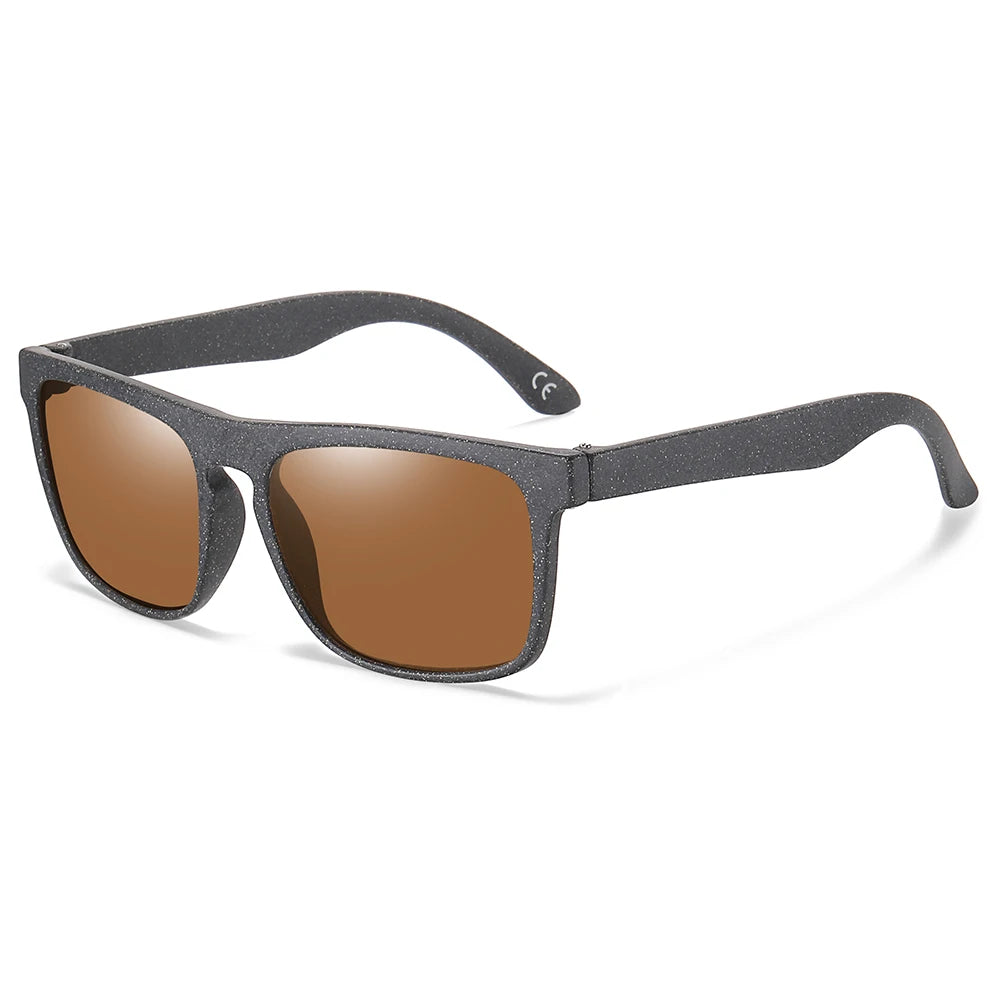 square men's and women's sunglasses Glasses  Wheat straw sunglasses