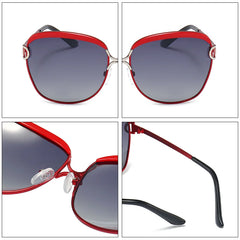 Sunglasses Women Gradient Lens Round Sun Glasses Square Luxury