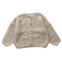 2024 Boys And Girls Spring And Autumn Sweater Baby Kids Knit Cardigan Sweater Clothes