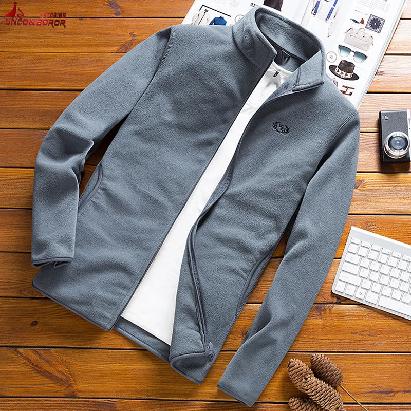 Streetwear Men Fleece Tactical Softshell Military Varsity Jacket outwear Sport jackets