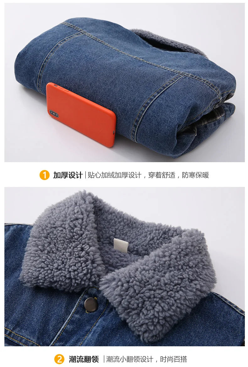 Kids Denim Jackets Baby Girl Spring Autumn Fashion Coats Jackets Jeans Children