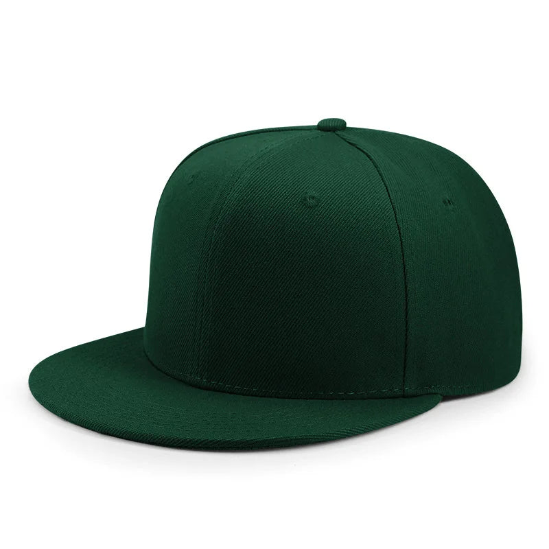 Big Bone Man Plus Size Baseball Caps Adult Flat Peak Hip Hop Fitted Hat Men Women Large Size Snapback Cap size 6 3/4 to size 8