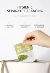 7pcs Mud Face Mask Mung Bean Matcha Cherry Blossoms Moisturizing Oil Control Firming Facial Mask Beauty Skin Care