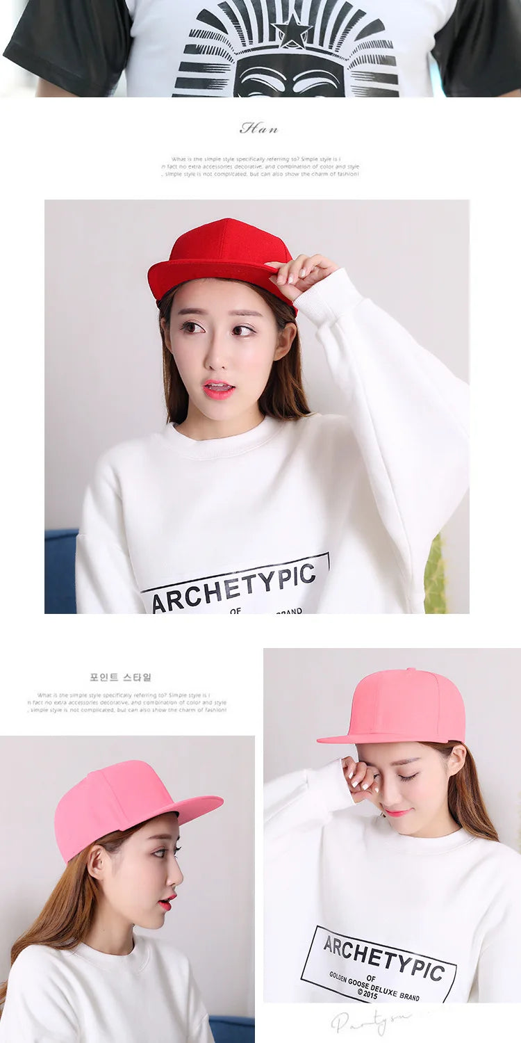 Big Bone Man Plus Size Baseball Caps Adult Flat Peak Hip Hop Fitted Hat Men Women Large Size Snapback Cap size 6 3/4 to size 8
