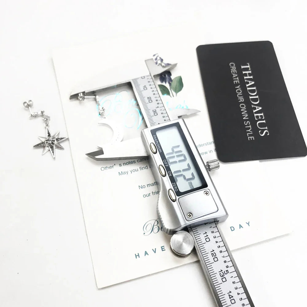 Magical Star & Moon Drop Earrings,Europe Fashion Jewelry For Women,Summer New Sterling Silver 925 Vintage Gift