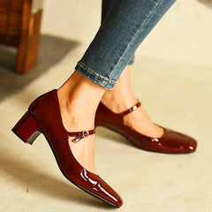 Fashion Women's Shoes Mary Jane Style Ladies Shoes Low Heel Shallow Mouth