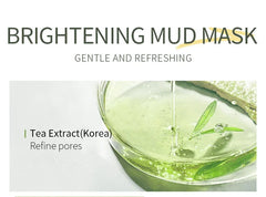 Green Tea Mineral Mud Facial Mask Deep Cleaning Oil-Control Moisturizing Blackhead Acne Reduce Pore Cleanser Skin Care