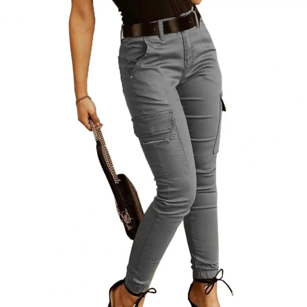 Women Pants Office Lady Trousers for Autumn Pants Women Tactical Pants Multi Pocket