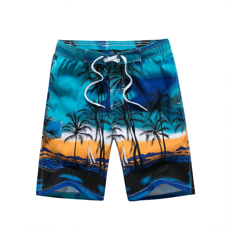 Men's Surf Board Shorts Surfing Beach Trunks Swimming Wear Bermudas Masculina Swimwear Plus Size 4XL 5XL 6XL